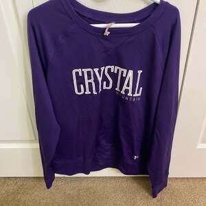 Under Armour‎ Crystal Mountain Purple Crewneck Sweatshirt Women’s Size XL